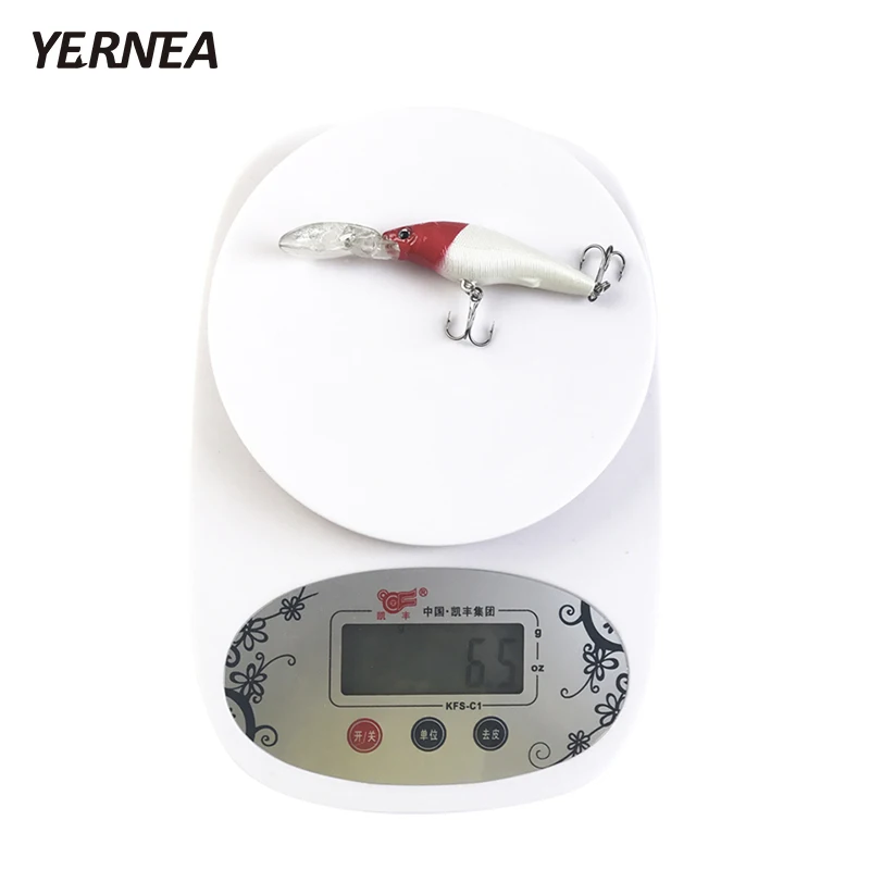 Yernea 8 шт./лот 9 см 6 5 г приманки в форме гольяна воблеры искусственная приманка на
