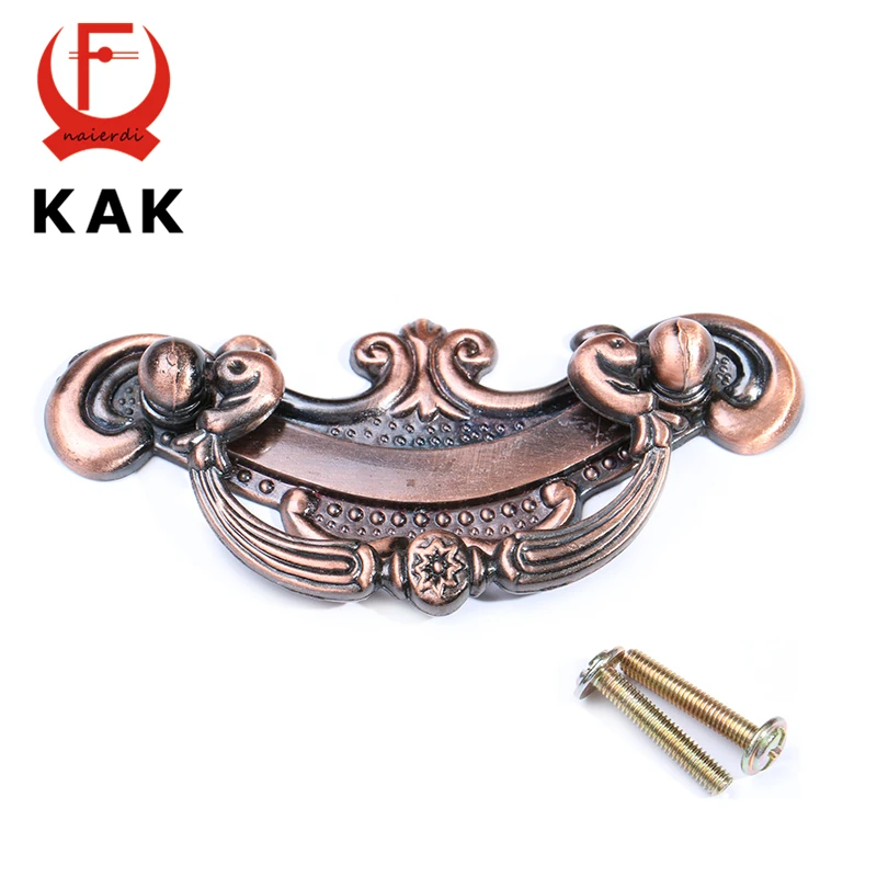 KAK-8005 трафари корзина бронзовый тон кухонный шкаф дверные ручки шкаф ручки Фурнитура для гардероба выдвижной ящик