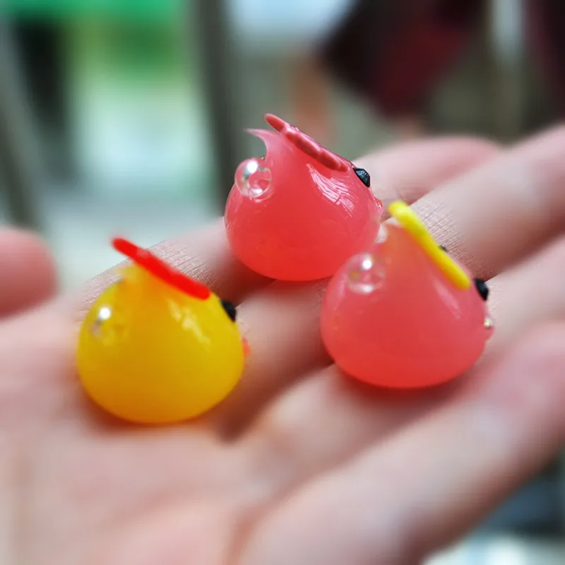 Силиконовые подвески в форме капли с мультяшным рисунком ожерелье кулон для