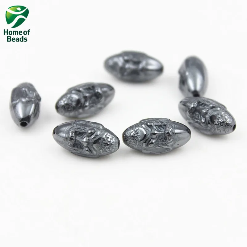 Новое поступление качественные бусины из гематита и натурального камня черные