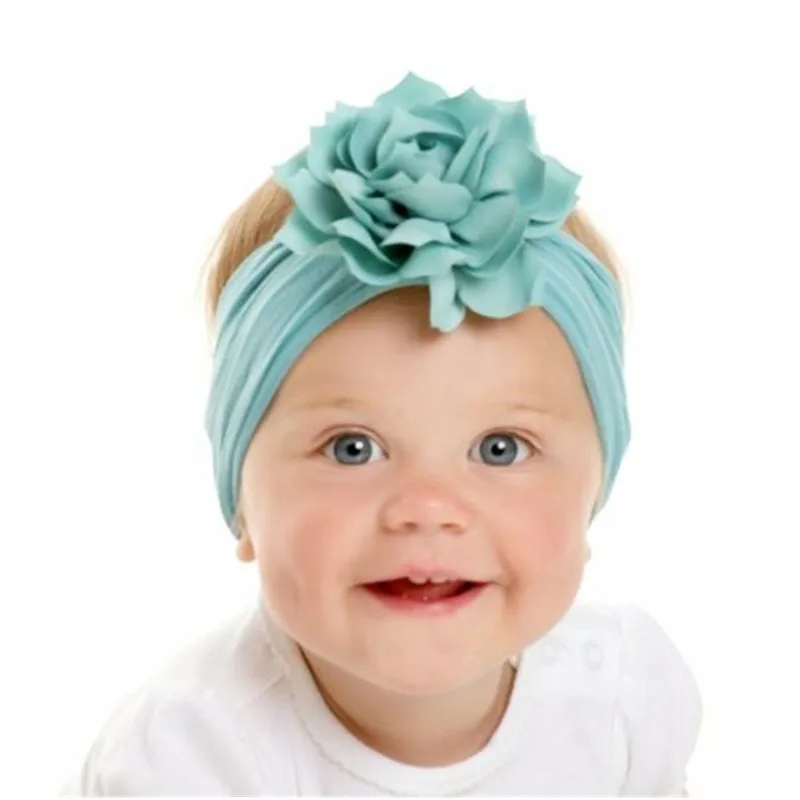Милые повязки на голову для новорожденных малышей маленьких принцесс с большим