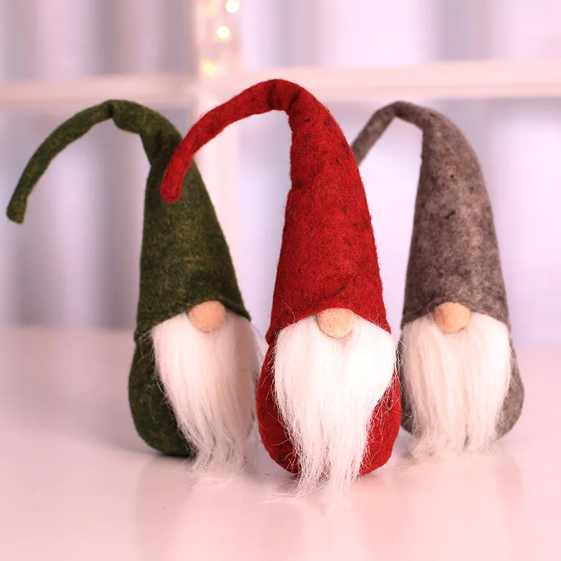 Рождественская шведская плюшевая кукла Санта Клауса Tomte Gnome Новогодняя вечеринка