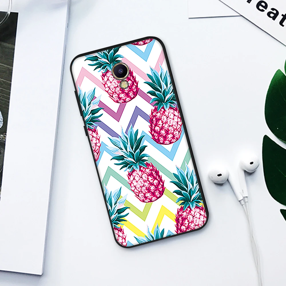 Чехол с рисунком ананаса GerTong для Meizu M6 M5 Note, чехол для телефона Meizu M6 M5S M5C 5S 5C, мягкий силиконовый чехол из ТПУ