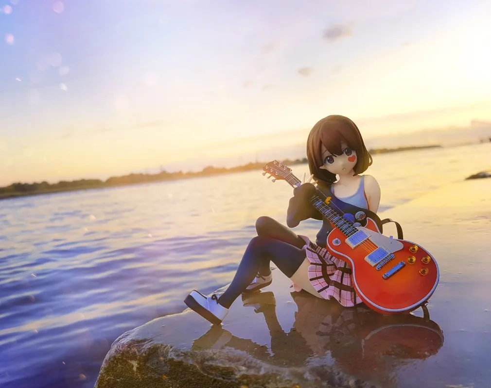 Оригинальный K ON! Hirasawa Yui фигура Акияма Мио figura Tainaka ритсу модель Kotobuki Tsumugi