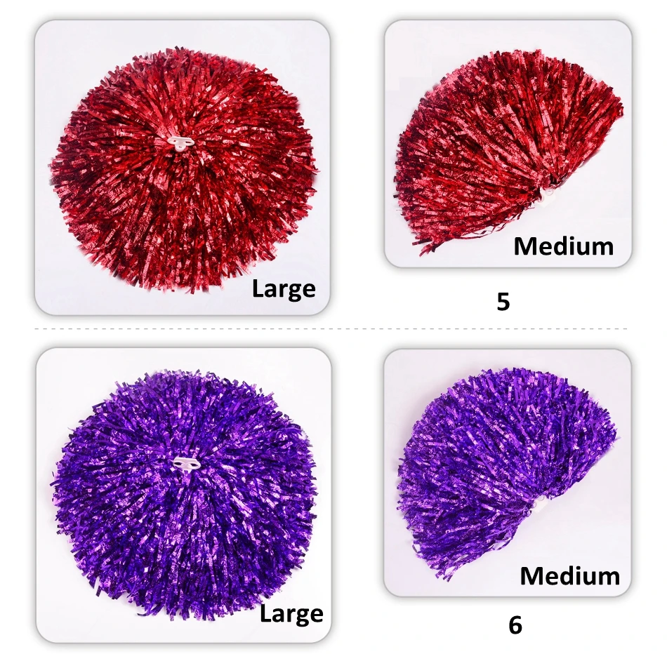 

1pcs Cheerleader Pompon Cheerleading Dance Party Cheer Pom Poms