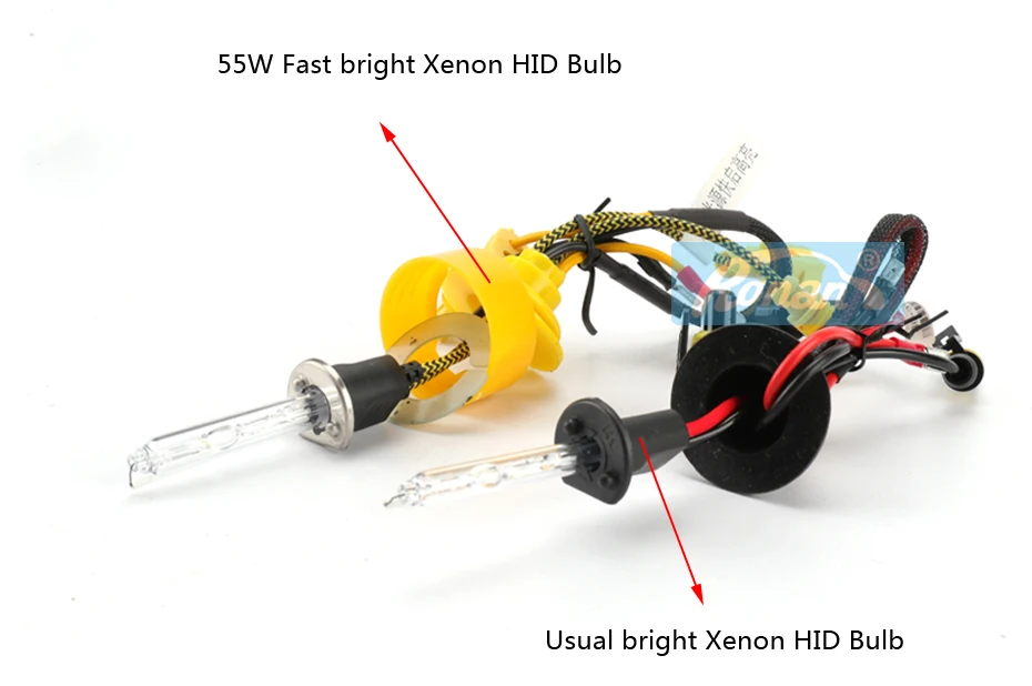 Ронан 55 Вт ксенон быстрого розжига hid набор ламп H1 H3 H4 H7 H11 9005 9006 881 D2S 12 В LED Лампа 6000K H7 ксеноновый балласт автомобиля для укладки волос