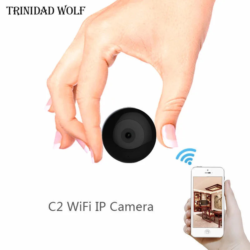 C2 Мини Wi-Fi IP Камера HD720P ИК Беспроводной носимых микро движения Сенсор тела с