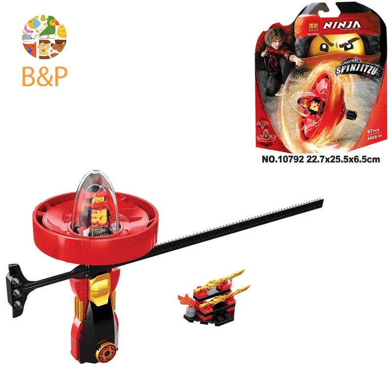 2018 10791-10796 NEW Ninja Series Spin the top Model Building Block Brick Toys For Children compatible 70637-70633 | Игрушки и хобби