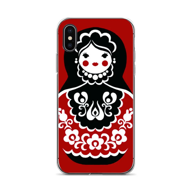 Русская Матрешка OUTMIX для coque iphone XR 8 7 6 S Plus X XS XSmax plus | Мобильные телефоны и