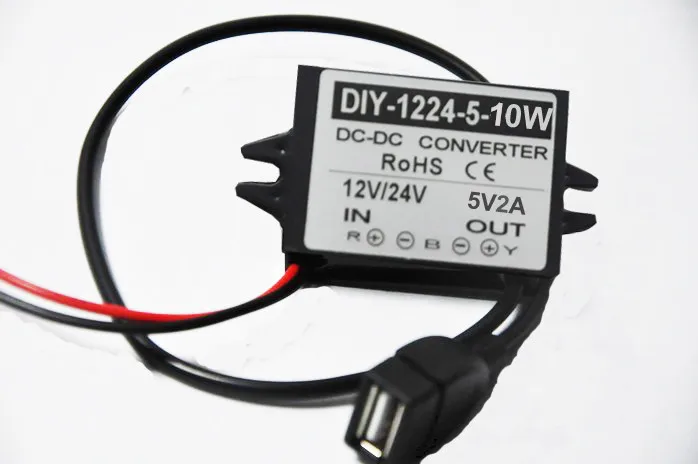 12V24V(7V-40V) Step Down 5V 2A 10W DC-DC Converter USB Interface Buck Converter Car LED Waterproof Voltage Regulator Module
12V24V(7V-40V) Step Down 5V 2A 10W DC-DC Converter USB Interface Buck Converter Car LED Waterproof Voltage Regulator Module