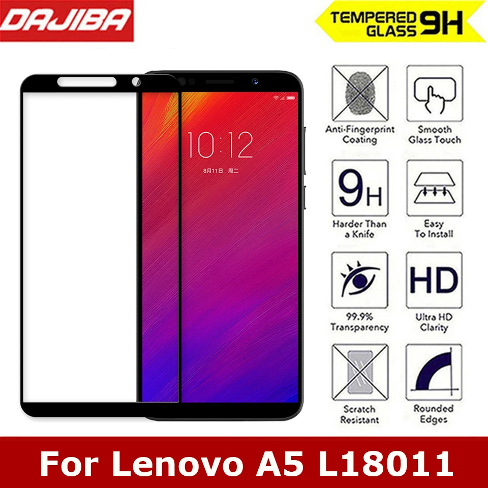 Новое 3D полное покрытие закаленное стекло для Lenovo A5 L18011 Защитная пленка экрана A 5