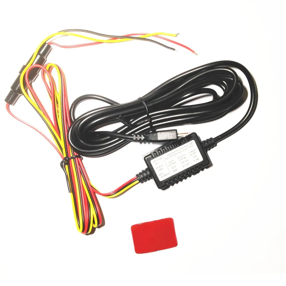 Conkim Универсальный Micro USB Одежда высшего качества Жесткий провод комплект 5V 2A помощь при парковке крепление для видеорегистратор Даш Камера низкая Напряжение защита 3,5 м