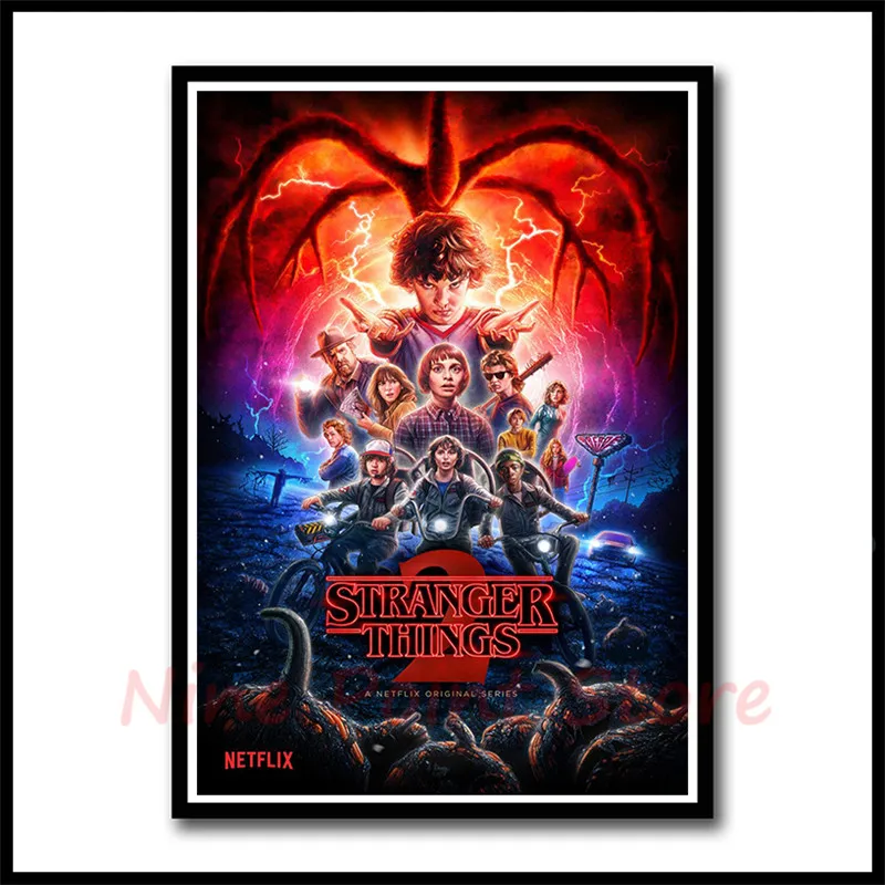 Очень странные дела с покрытием Бумага постеры для бара кафе дом Декор настенная