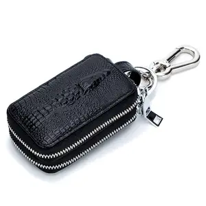 2022 New Genuine Leather Keychain Holder Pouch Purse Key Cover Bag Fashion Men  Key Holder Organizer Car Key Case - Price history & Review, AliExpress  Seller - DOLOVE - wallet Store