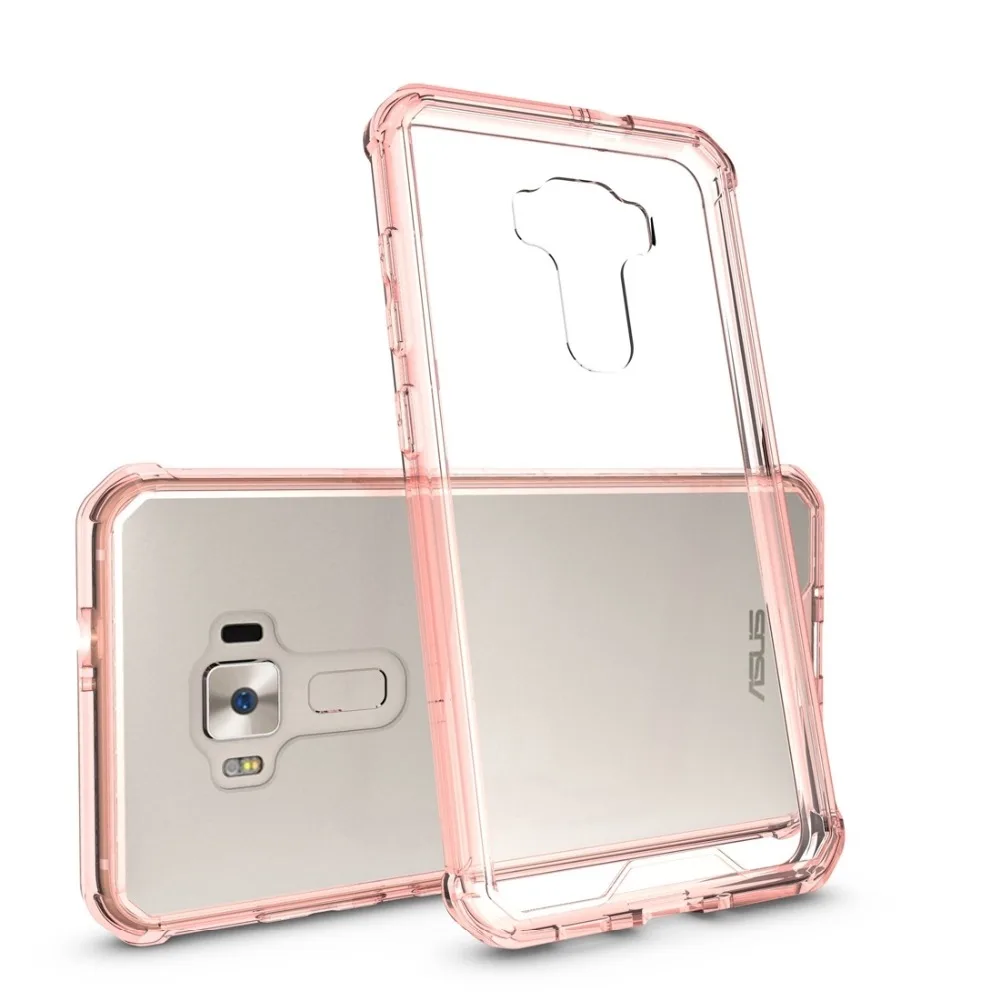 Чехол для телефона Asus ZenFone 3 ZE552KL акриловый + ТПУ прозрачный армированный защитный