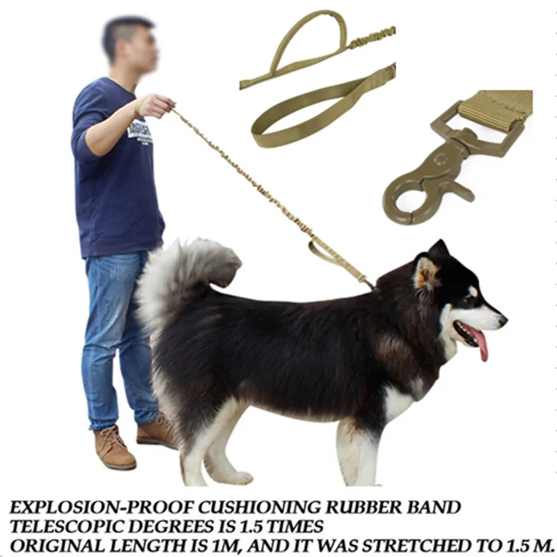 Тактический Военный нейлоновый поводок для дрессировки собак 1000D армии США