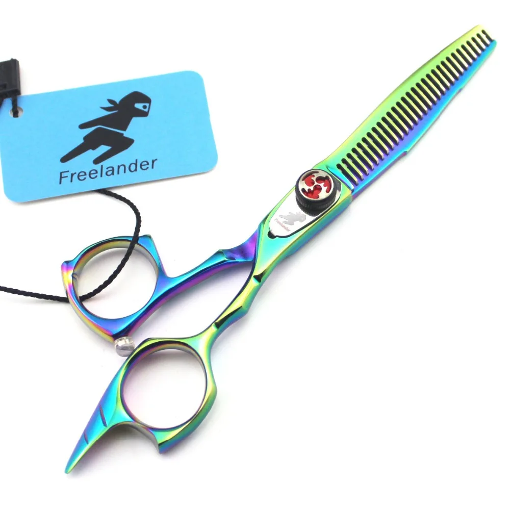 

5.5 inch personality Green Hairdressing scissors Professional hairdressing Fashion modeling scissors Careful workmanship