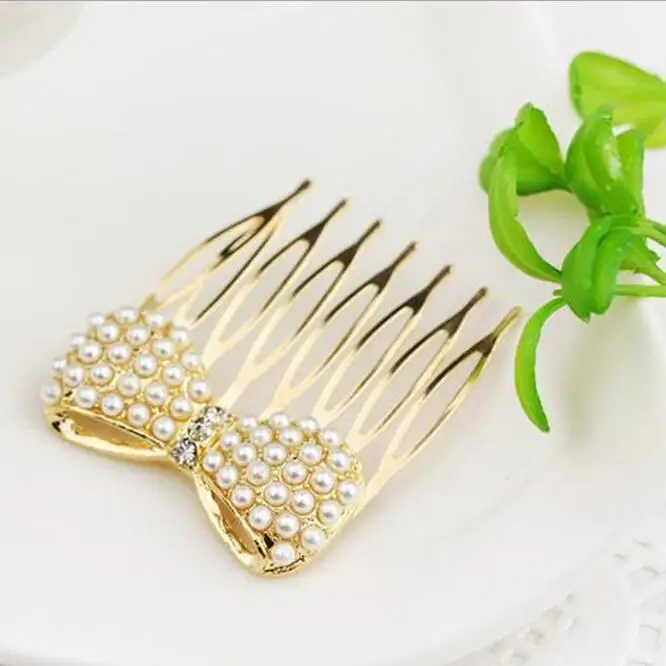Лидер продаж! Расческа для волос с имитацией жемчуга CJWD07|fashion hair comb|hair combhair comb pearl |