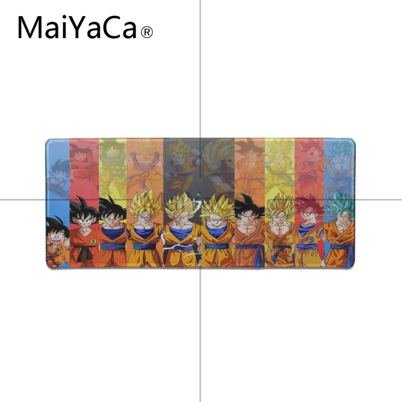 MaiYaCa Дизайн Dragon Ball Z коврик для мыши геймер играть коврики большой игровой коврик для мыши Lockedge Мышь коврик клавиатура pad