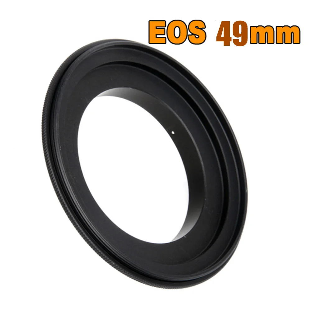 Бесплатная доставка (e0s-49mm) макрообъектив Обратный переходное кольцо 49 мм фильтр