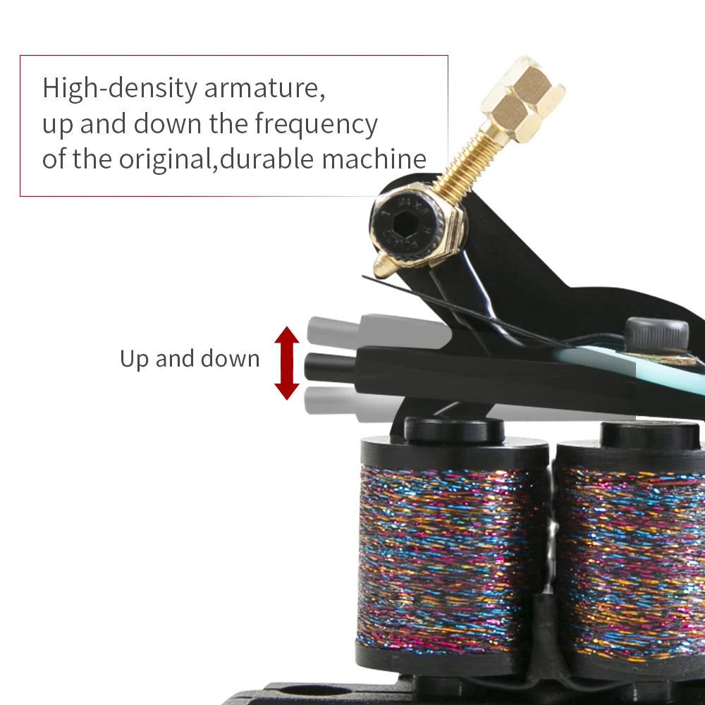 Новый дизайн 11 обмоточная катушка тату машина шейкер комплект