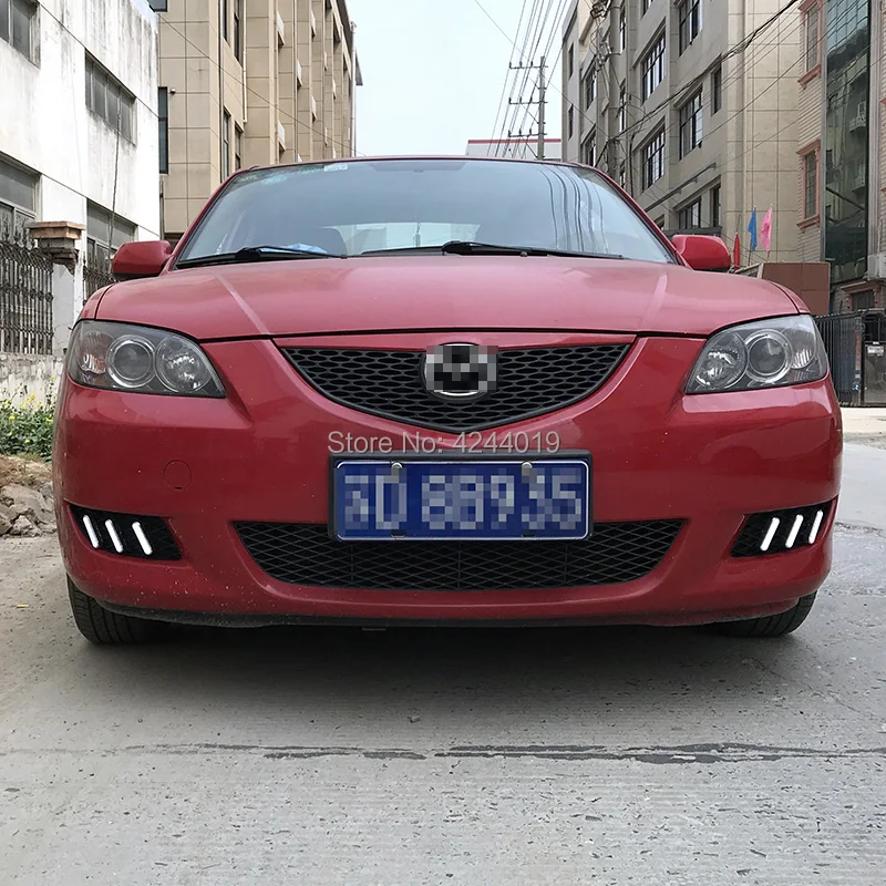 Подходит для Mazda 2007 2009 3 Дневной светильник противотуманный s Противотуманные