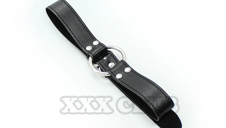 Тиерри ПУ флирт открытый рот для пероральной фиксации рта кляп с О кольцом во