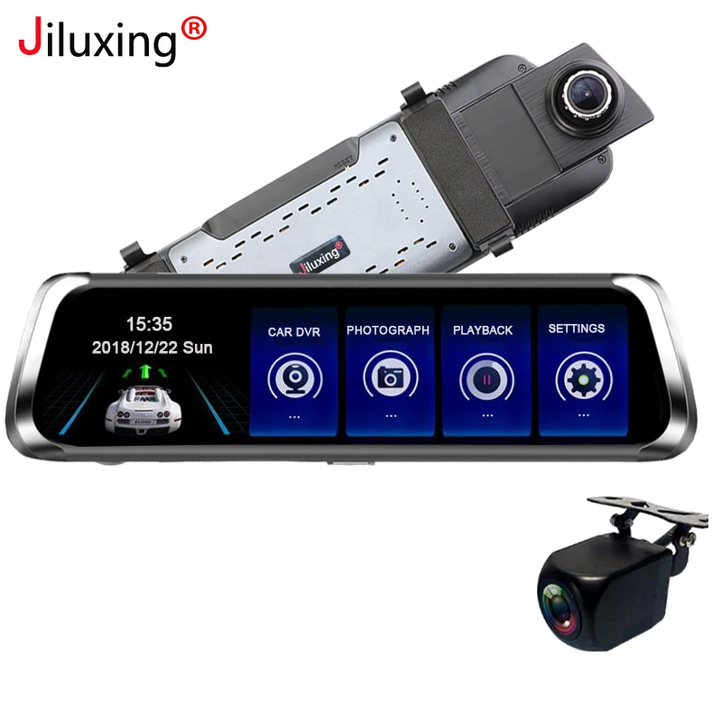 Зеркало видеорегистратор Jiluxing M902S 10 дюймов ночное видение 1080P|Видеорегистраторы|