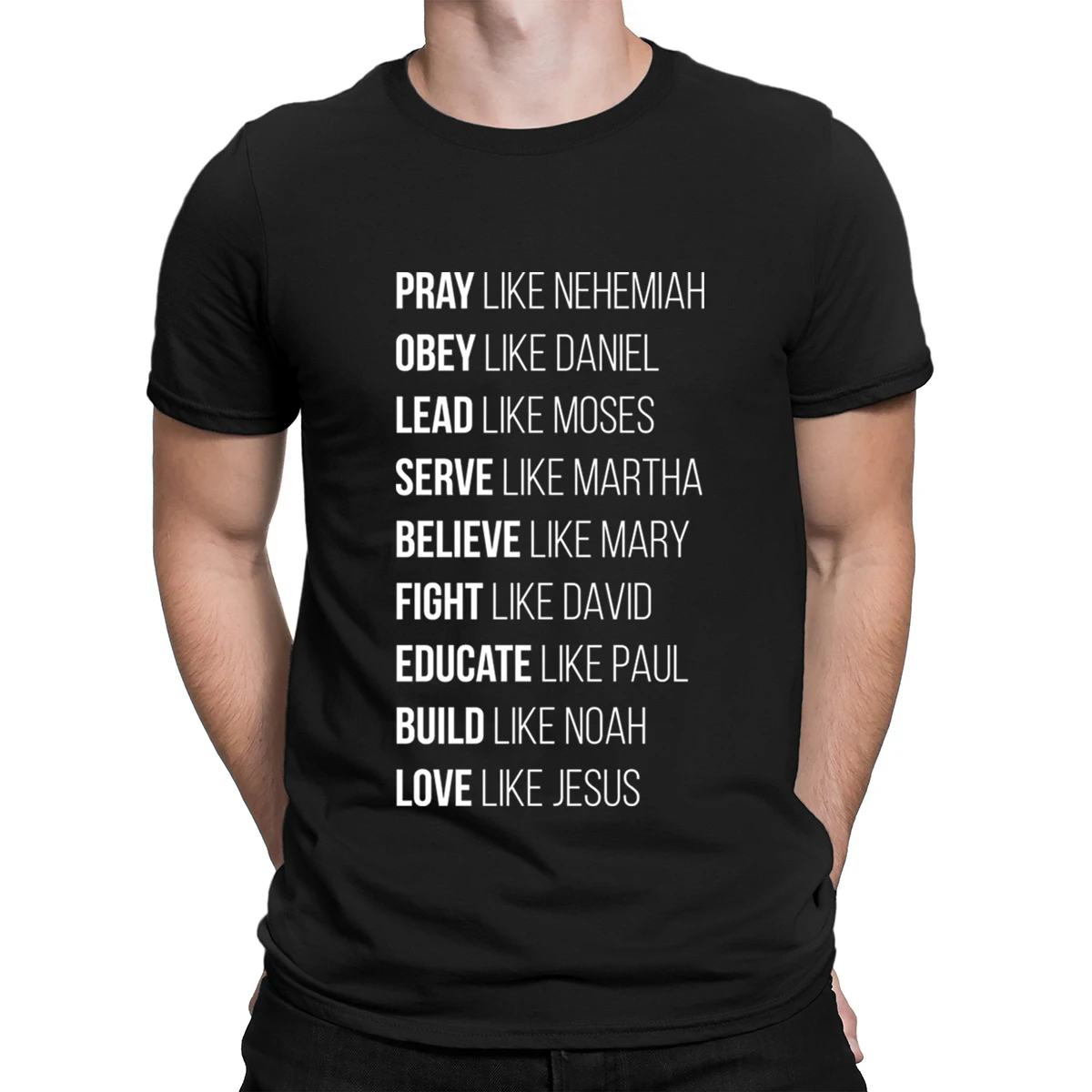 Love Like Jesus Christian Библейская вера Бог футболки хип хоп Топ повседневные мужские
