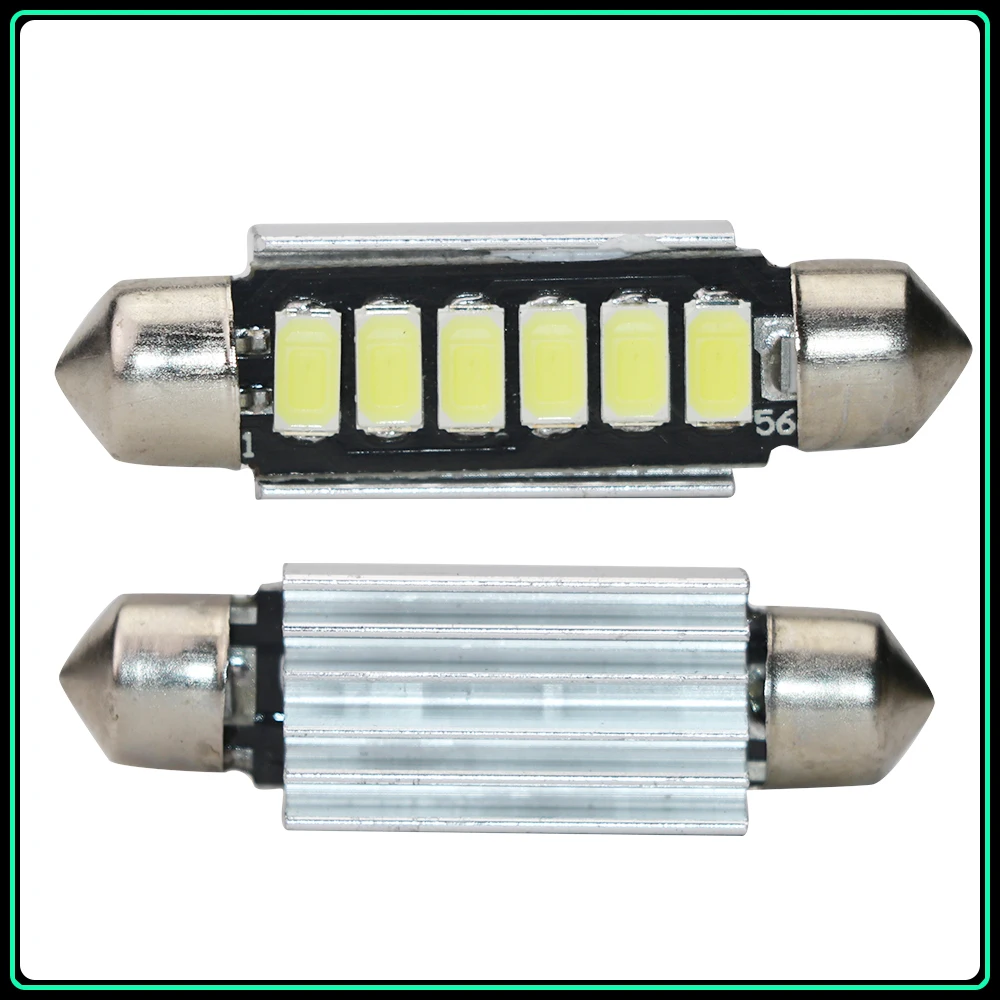 Carsty 2 шт автомобилей Светодиодный C5W C10W Лампа Белый CAN шина плафон 6SMD 5630 31 мм 41 12 V
