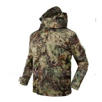 Mandrake Флисовая M-65 зимняя куртка для охоты G8 ECWCS Softshell, Мужская ветровка с капюшоном Typhon, походная куртка с линнером - Цвет: Mandrake