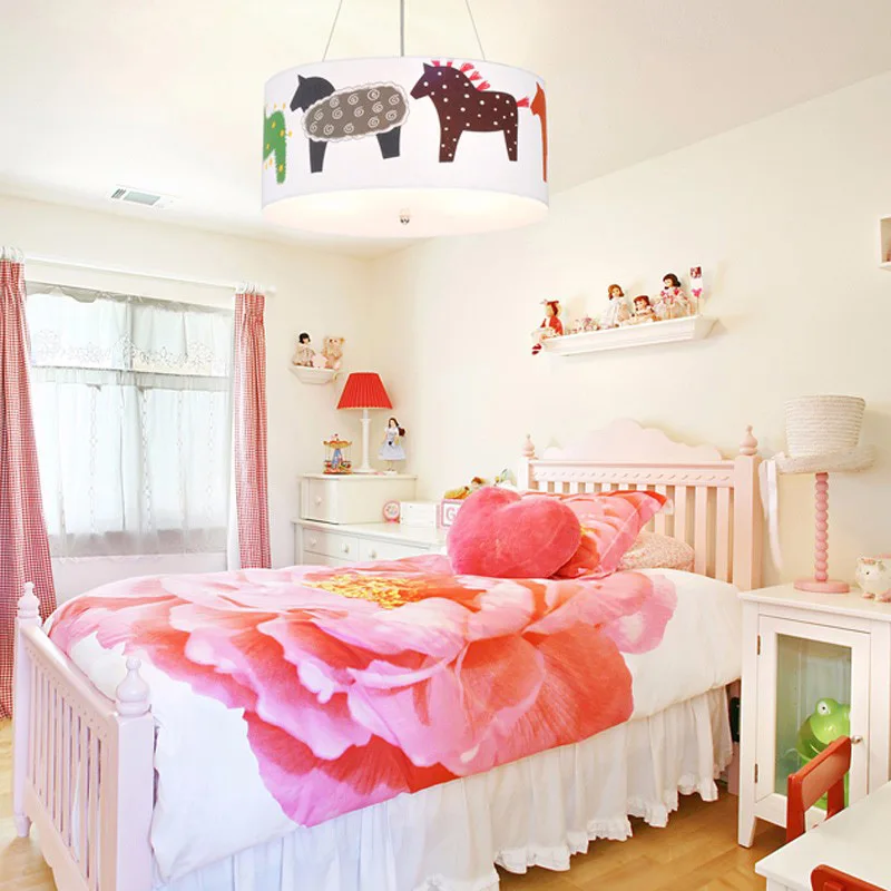 Подвесной светильник blubler Rainbow Horse подвесной с мультяшными животными детский