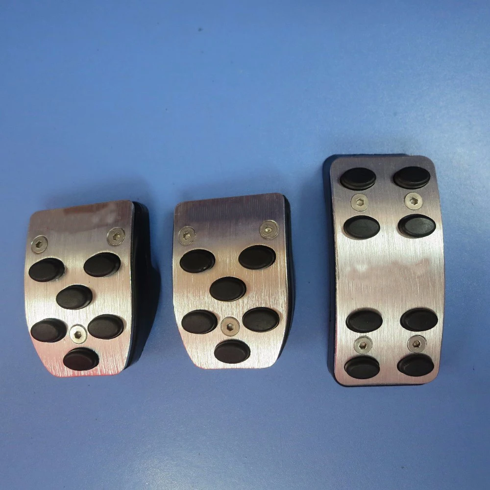 TTCR-II Car Accessory For Mazda 3 2006-2012 AT/ MT Accelerator Brake Antiskid Aluminium Pedal Foot Rest pedals Plate Pad Sticker |