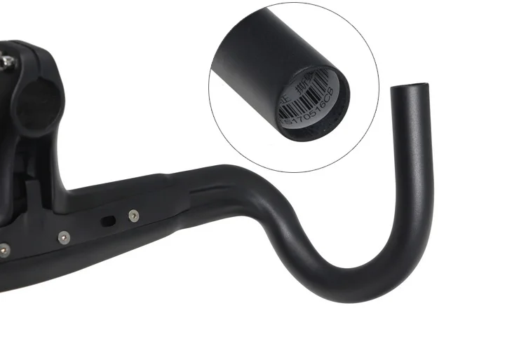 Матовый UD углеродное волокно руль велосипеда изогнутый бар встроенный вынос