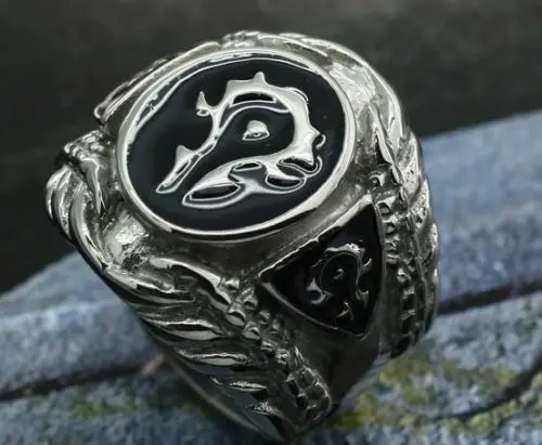 Кольцо из нержавеющей стали World of Warcraft кольцо Орды WOW|stainless steel|world warcraft ringring stainless