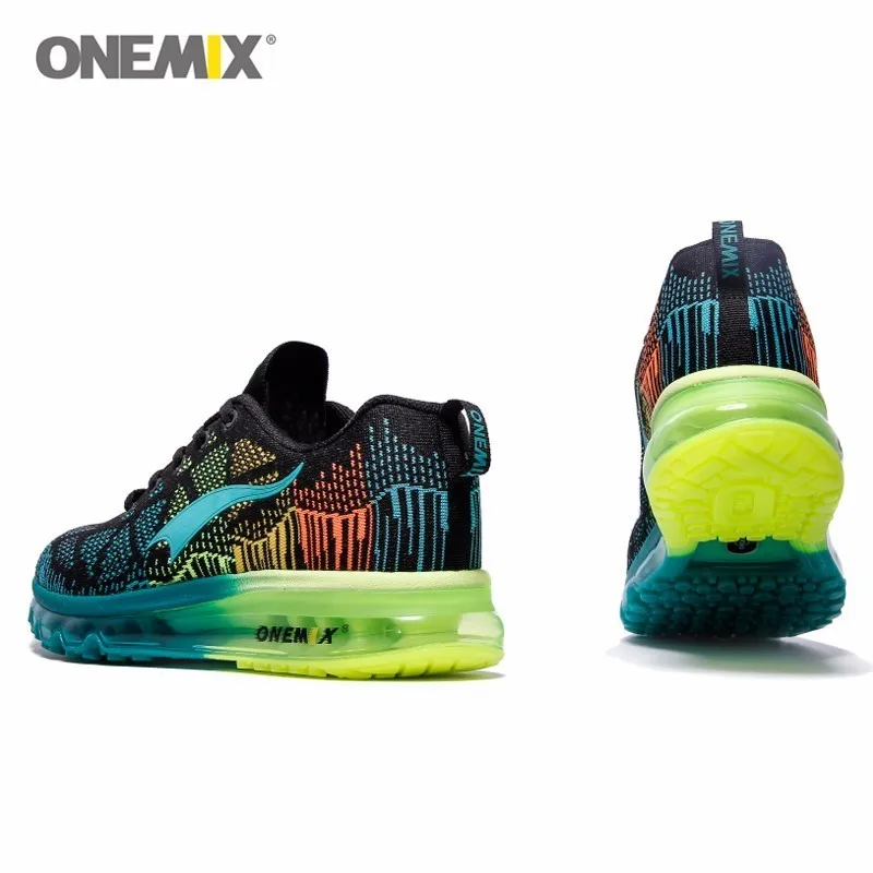 Мужские кроссовки для бега Onemix легкие дышащие сетчатые музыкальный ритм