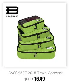BAGSMART 4 шт. дорожная Сетчатая Сумка для одежды, обуви, электроники, сумки для путешествий, багаж, костюм