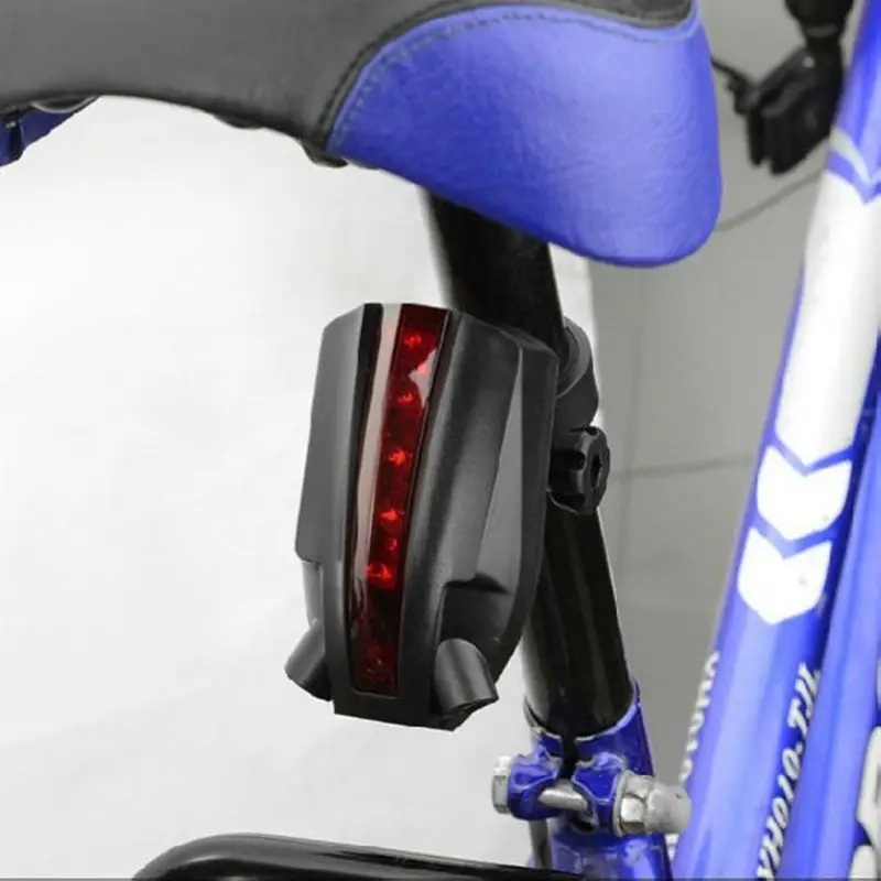 Новинка 2017 умный лазерный задний светильник для велосипеда 5 СВЕТОДИОДНЫЙ