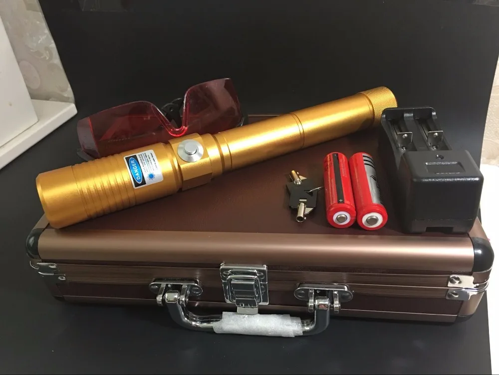 Most Powerful Blue Laser Pointer 100000m 450nm Flashlight Lazer Cannon Burning Burn Paper Lit Cigarette+Gift Box Hunting |