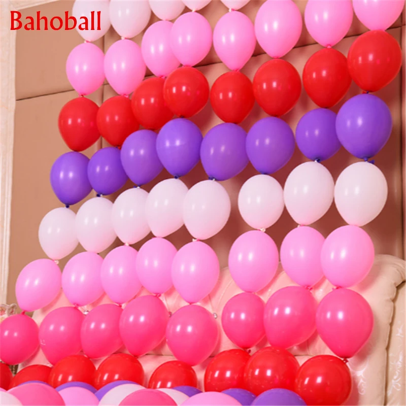 

10pcs 12inch 2.8g Thick Tail Balloons Inflatable Latex Balloons Toy for Wedding Birthday Party Christmas Decoration Link Balloon