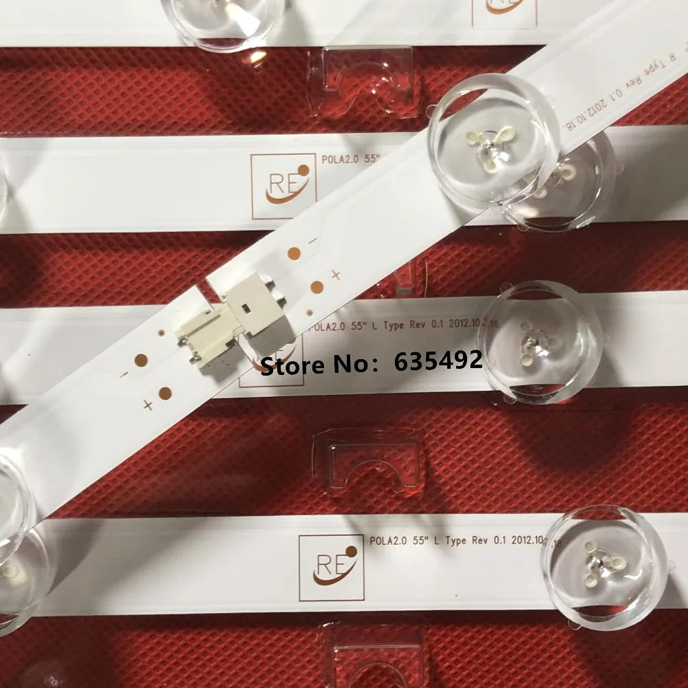 Светодиодный Подсветка полосы для LG LA62M55T120V12 55LN5400 55LN6200 55LN5600 55LN5710 55LN5750 55LA6205 55LA6200 55LA6210 55LA6208