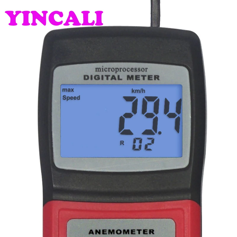 Цифровой анемометр быстрая доставка Φ измерение скорости воздуха расхода