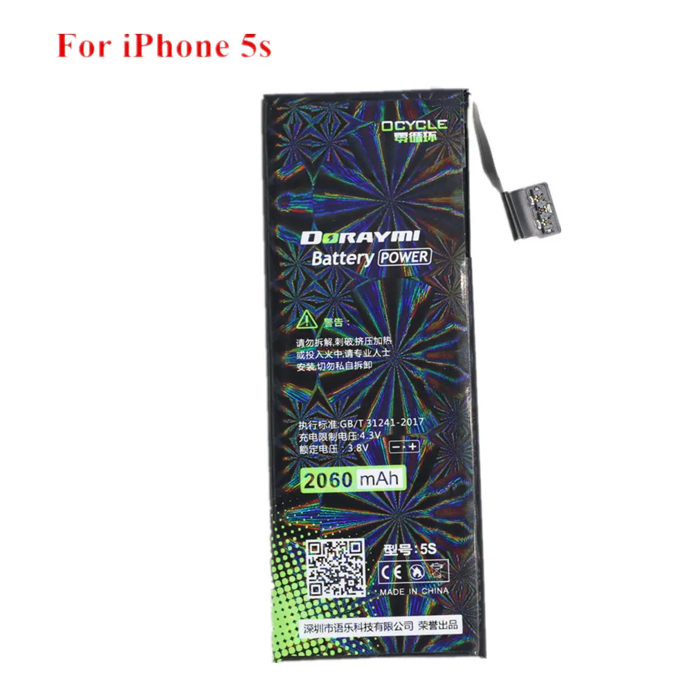 DORAYMI литиевая батарея для Apple iPhone 5S 6 6S 7 8 6G 7G 8G батареи мобильного телефона Замена батареи+ Инструменты