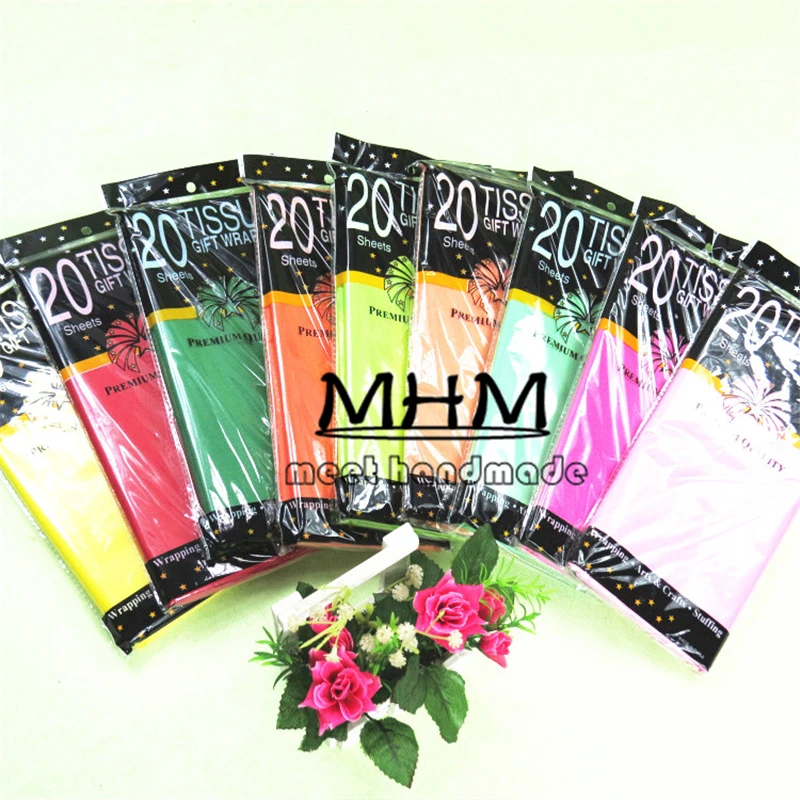 100 шт папиросная бумага для рукоделия Цветочная оберточная украшения дома