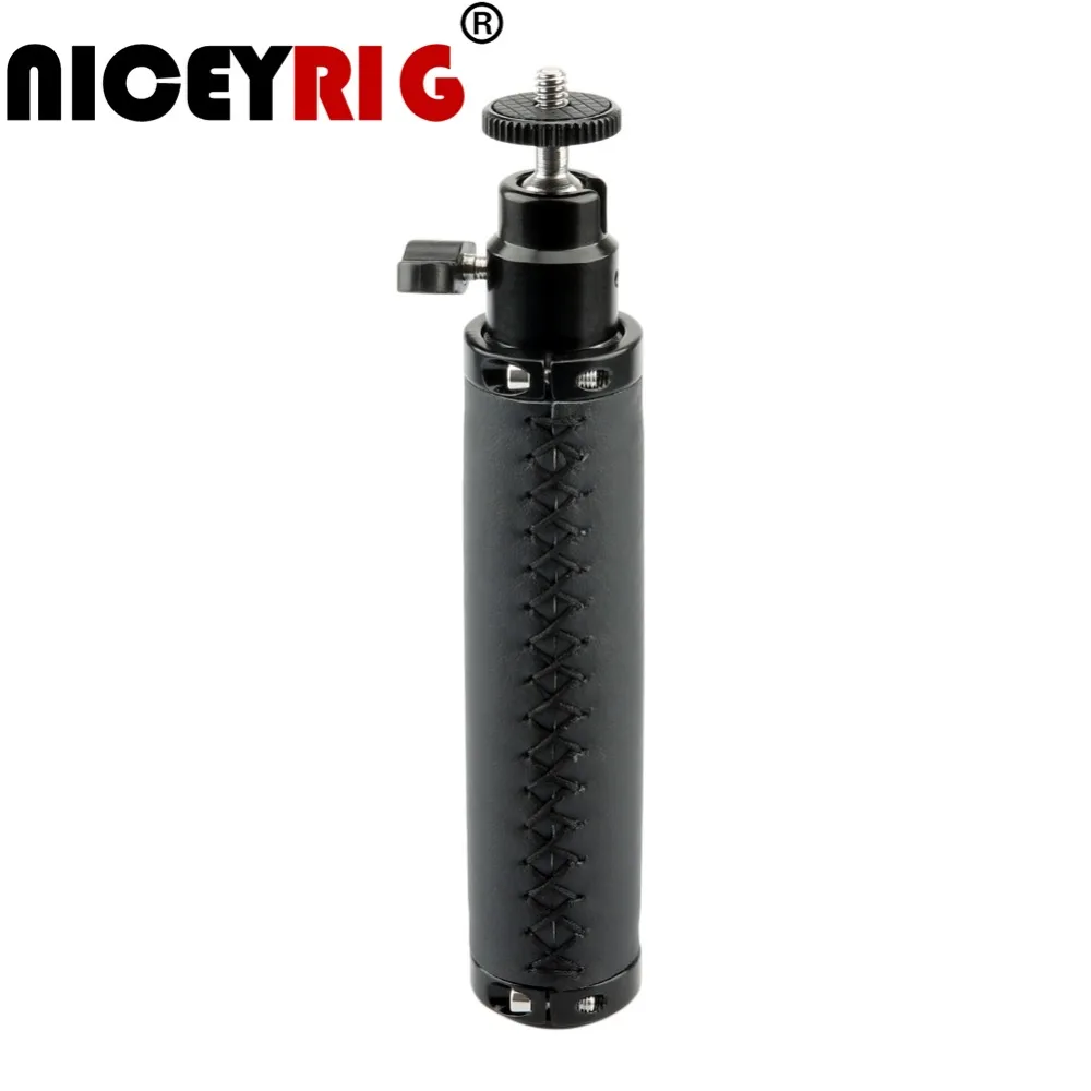 Сумка с кожаной ручкой NICEYRIG винтовая камера 1/4 &quot стабилизация ручки для камеры