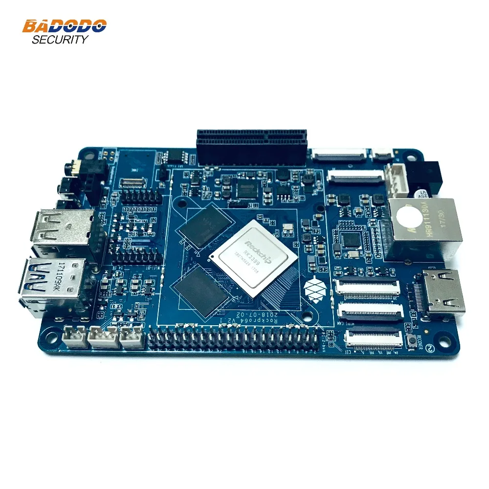 ROCKPro64 PINE64 четырехъядерный+ 2 Гб LPDDR4+ eMMC слот+ android 7,1 Linux Debian OS плата по разработке операционной системы демонстрационная плата