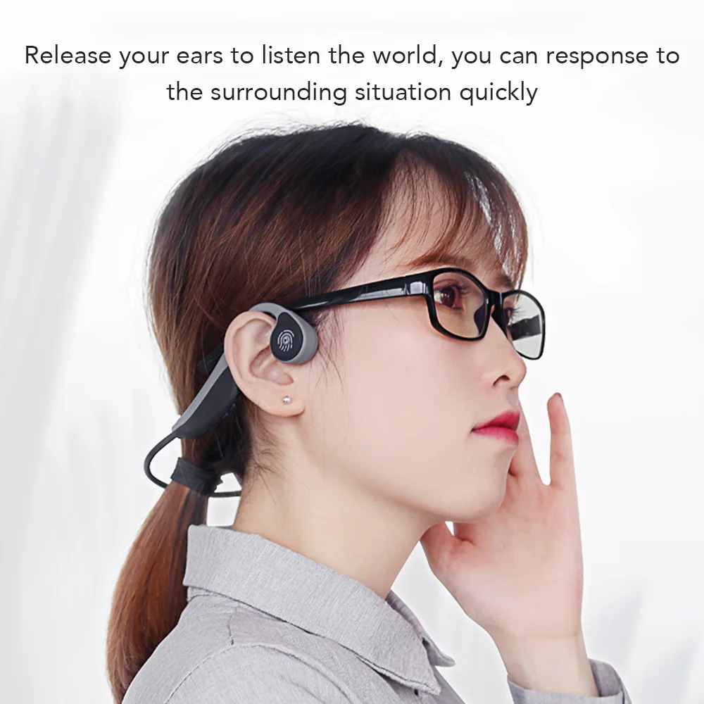 1/2 шт костной проводимости Bluetooth наушники беспроводные спортивная Гарнитура