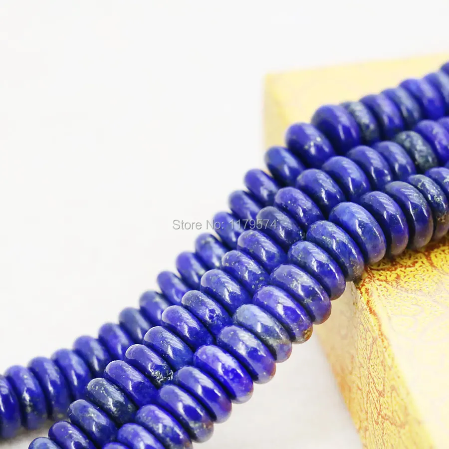 3x8 мм модный Lapis lazuli Abacus бисер для рукоделия аксессуары поделок свободные шарики