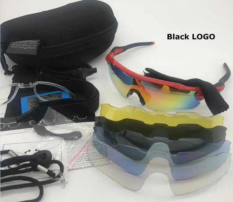 5 lens Polarized Солнцезащитные очки для велоспорта, поляризационные, для шоссейного велосипеда, солнцезащитные очки, 5 линз, для улицы, для горного спорта, для бега, для верховой езды, очки для велосипеда, Oculos - Цвет: 5 lens Polarized