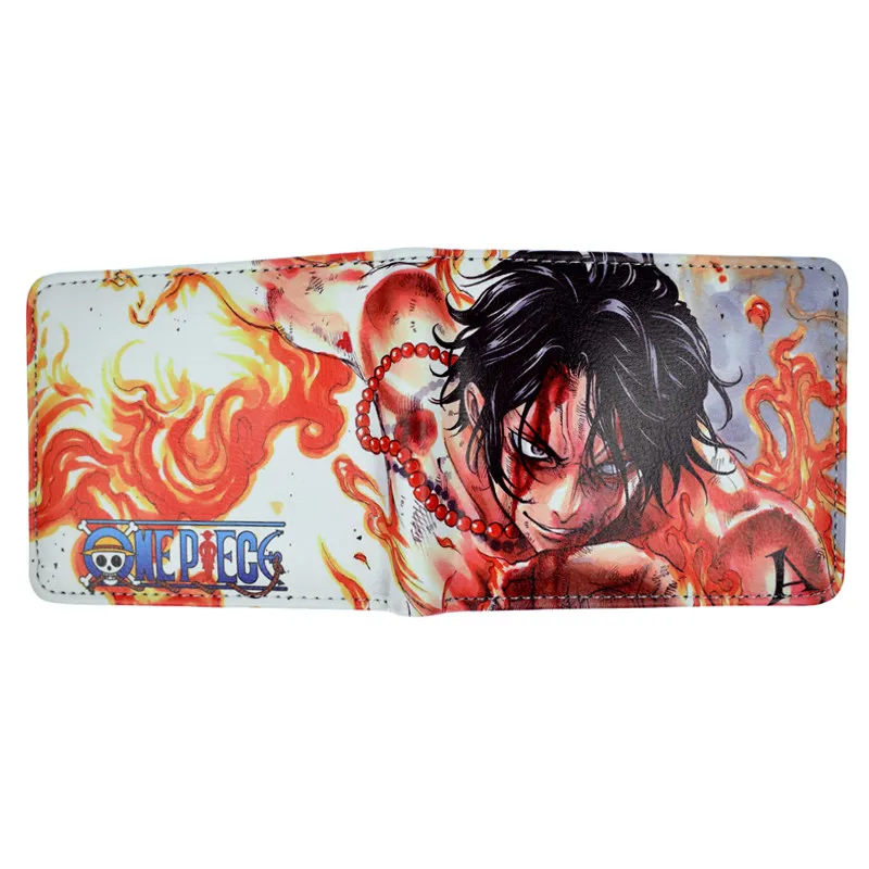 Новое поступление цельный кошелек Ace /Luffy карман для монет короткий